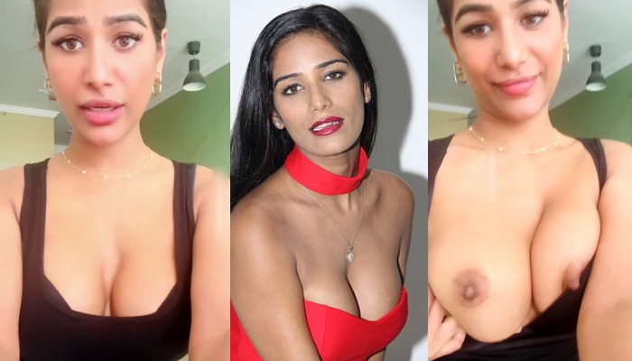 Poonam Sexy Pandey Showing Boobies And Saying Did You Miss Them